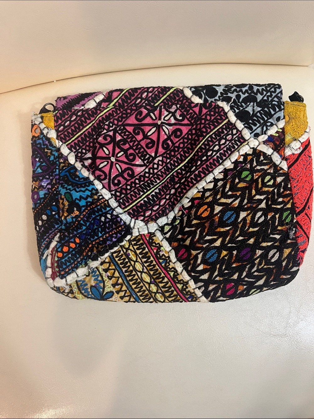 Multicolor Patchwork Boho Purse - Picture 2 of 15